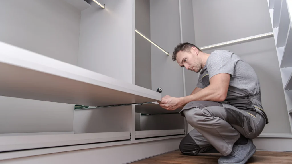 wardrobe and closet system assembly