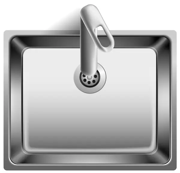 Stainless steel kitchen sink with modern faucet representing professional sink installation and plumbing services