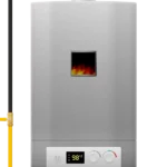 Tankless gas water heater for residential installation, repair, and maintenance services