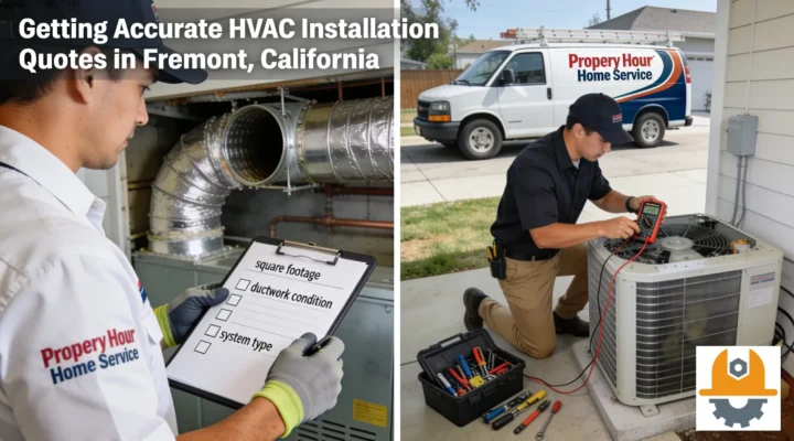 Fremont homeowners should gather basic home details—square footage, existing ductwork condition, and current system