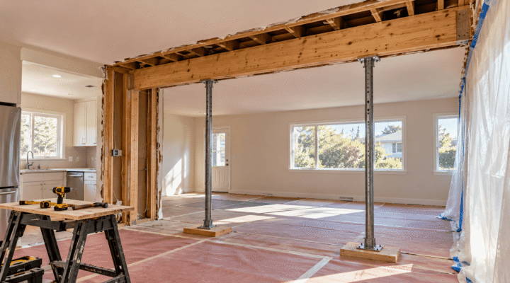 open concept remodel bay area load bearing wall